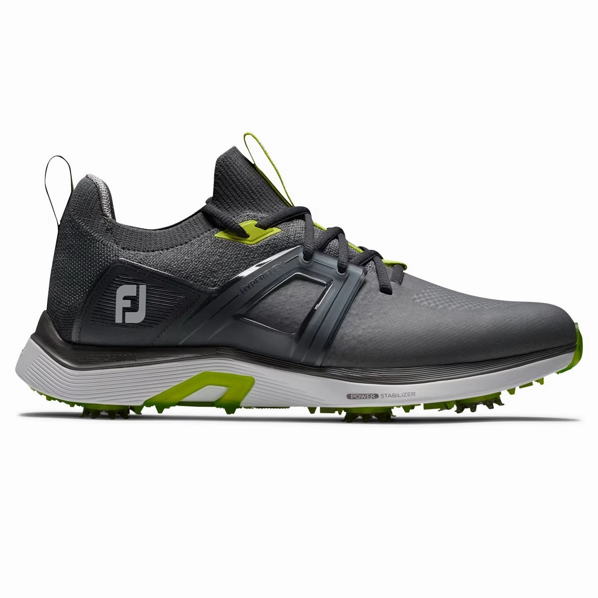 FootJoy HyperFlex Golf Shoes 51044 Grey/Charcoal/Lime (Previous Season Style) Men's Shoes from Other Brands