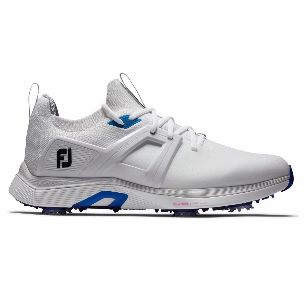 FootJoy HyperFlex Golf Shoes 51118 White/Blue 2023 Men's Shoes from Other Brands