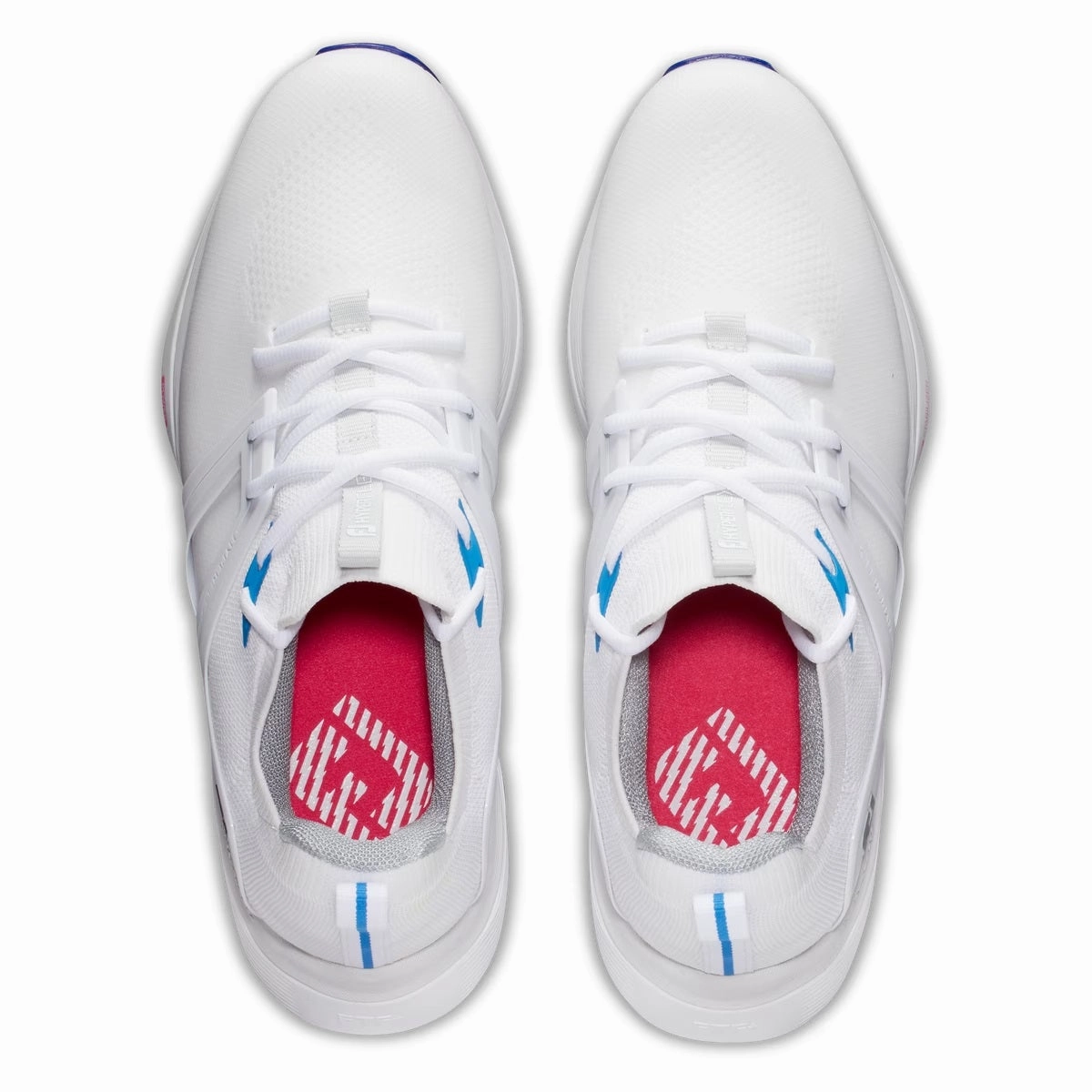 FootJoy HyperFlex Golf Shoes 51118 White/Blue 2023 Men's Shoes from Other Brands