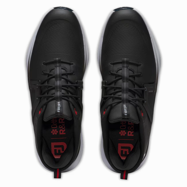FootJoy Hyperflex Golf Shoes- Black Men's Spiked Golf Shoes