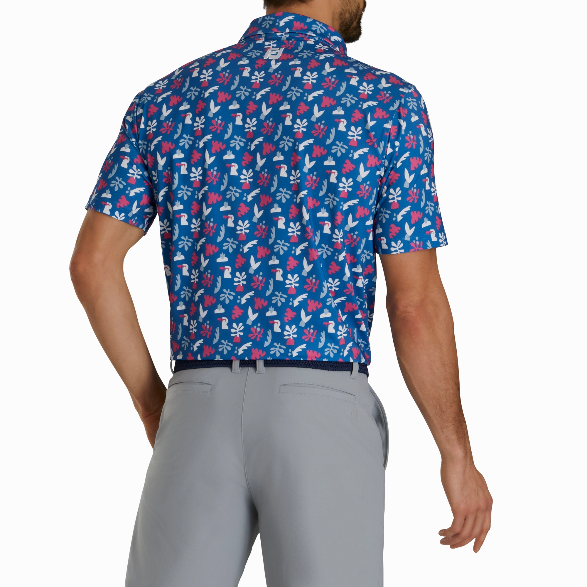 FootJoy Jungle Leaves Lisle Polo FootJoy Men's Clothing