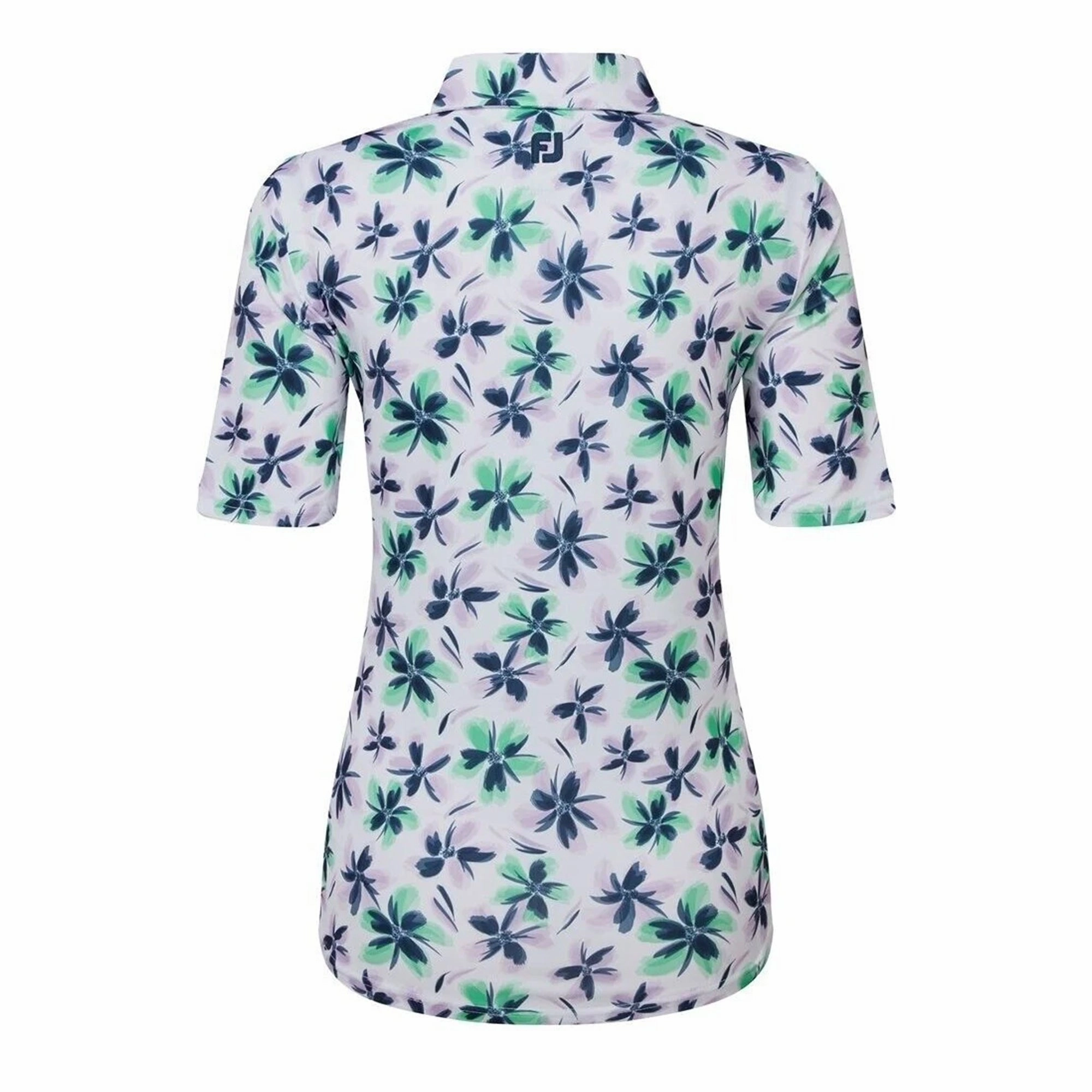 Footjoy Ladies 1/2 Zip Floral Print Lisle FootJoy Women's Apparel