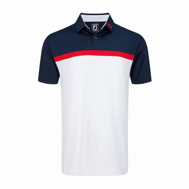 FootJoy Lisle Colour Block Polo FootJoy men's golfwear and polos