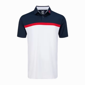 FootJoy Lisle Colour Block Polo FootJoy men's golfwear and polos