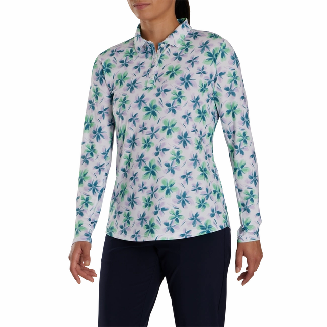 FootJoy Long Sleeve Floral Sun Shirt FootJoy Women's Apparel
