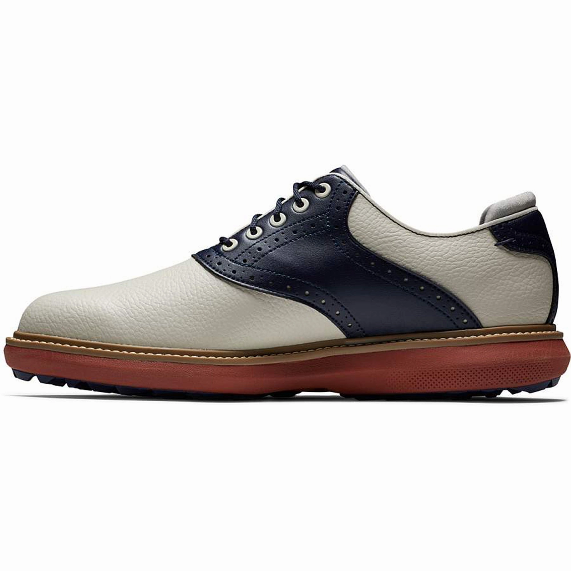 FootJoy Men`s 23 Traditions Spikeless Golf Shoes FootJoy Men's Clothing