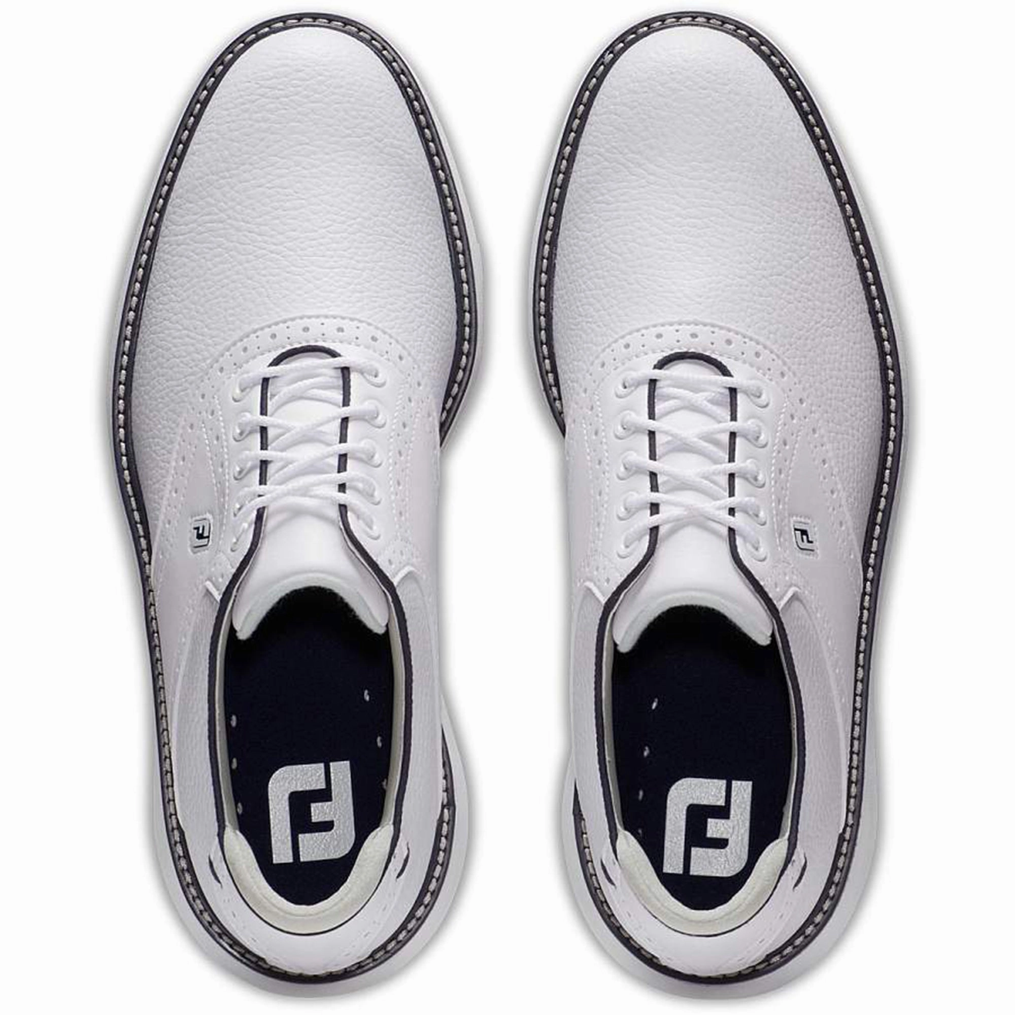 FootJoy Men`s 23 Traditions Spikeless Golf Shoes FootJoy Men's Clothing
