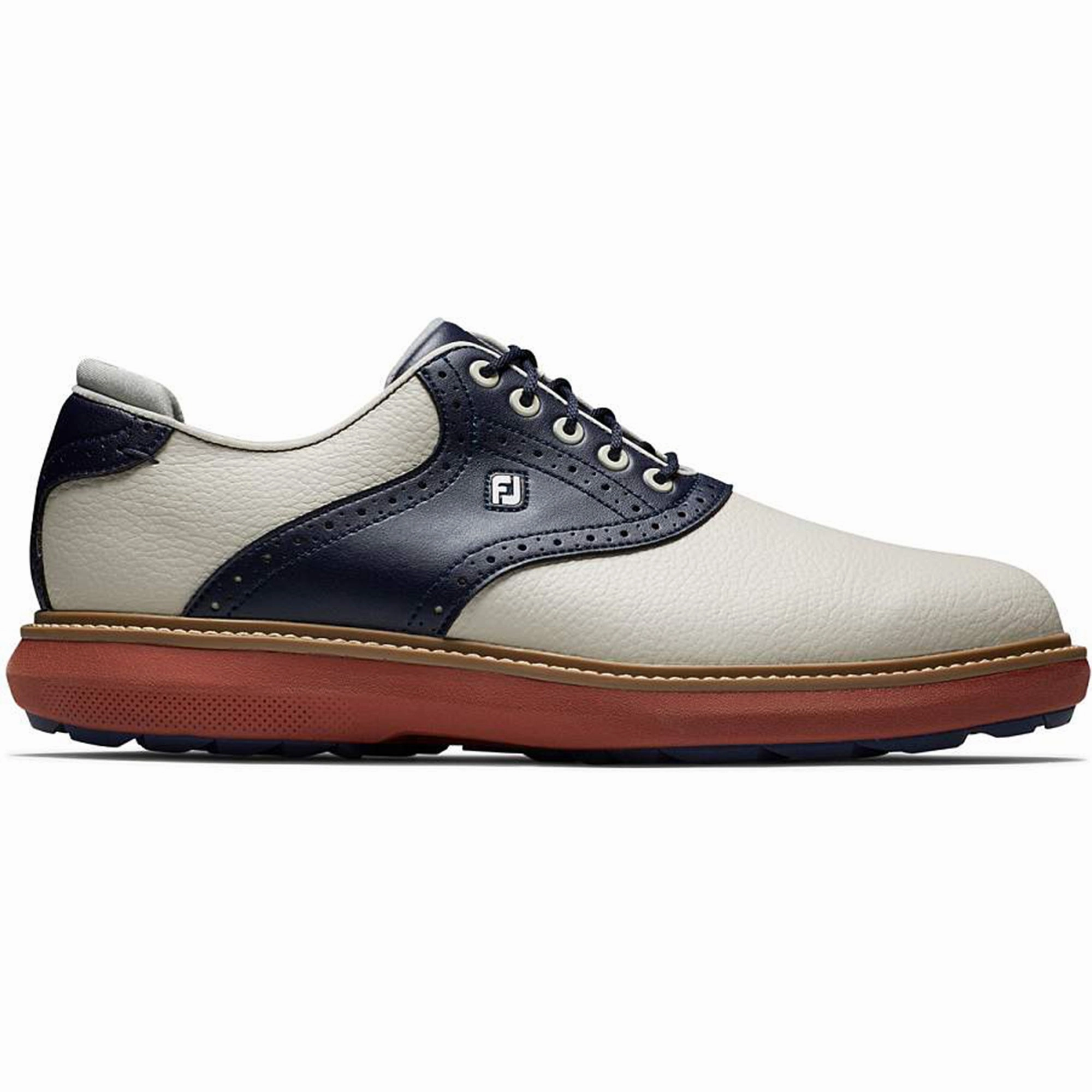 FootJoy Men`s 23 Traditions Spikeless Golf Shoes FootJoy Men's Clothing