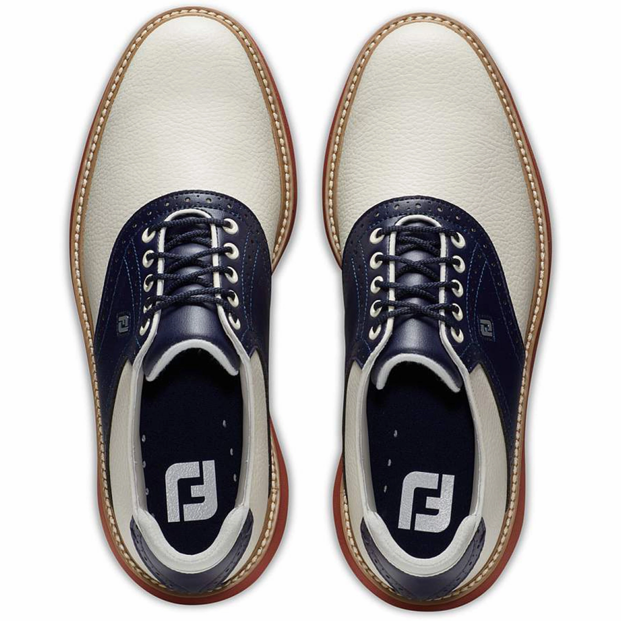 FootJoy Men`s 23 Traditions Spikeless Golf Shoes FootJoy Men's Golf Shoes