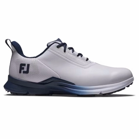 FootJoy Men's FJ Fuel Golf Shoe - 55422 White/Navy Men's shoes from other brands