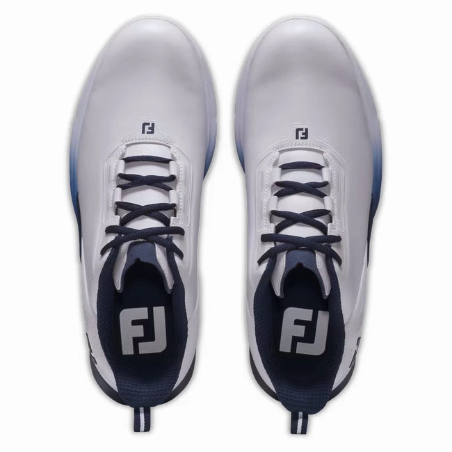 FootJoy Men's FJ Fuel Golf Shoe - 55422 White/Navy Men's Shoes from Other Brands