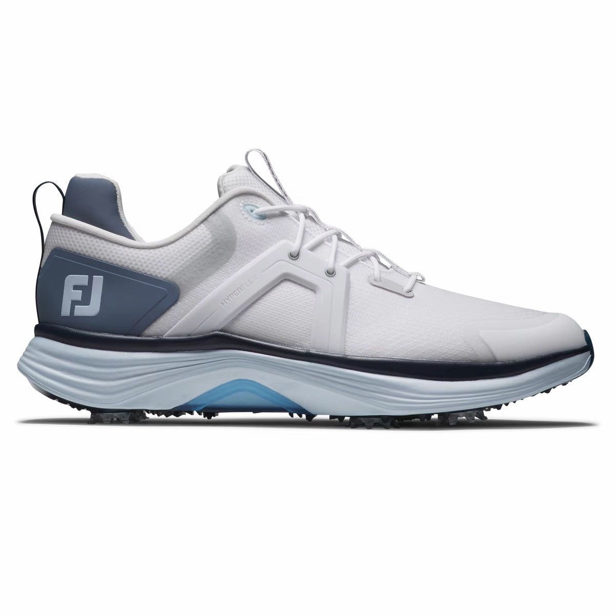 FootJoy Men's HyperFlex Golf Shoes - 55471 White/Slate/Blue Men's Shoes from Other Brands