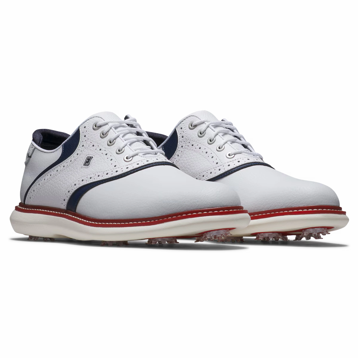 FootJoy Men`s Limited Edition Coastal Traditions Golf Shoes - White/Navy/Red FootJoy Men's Clothing