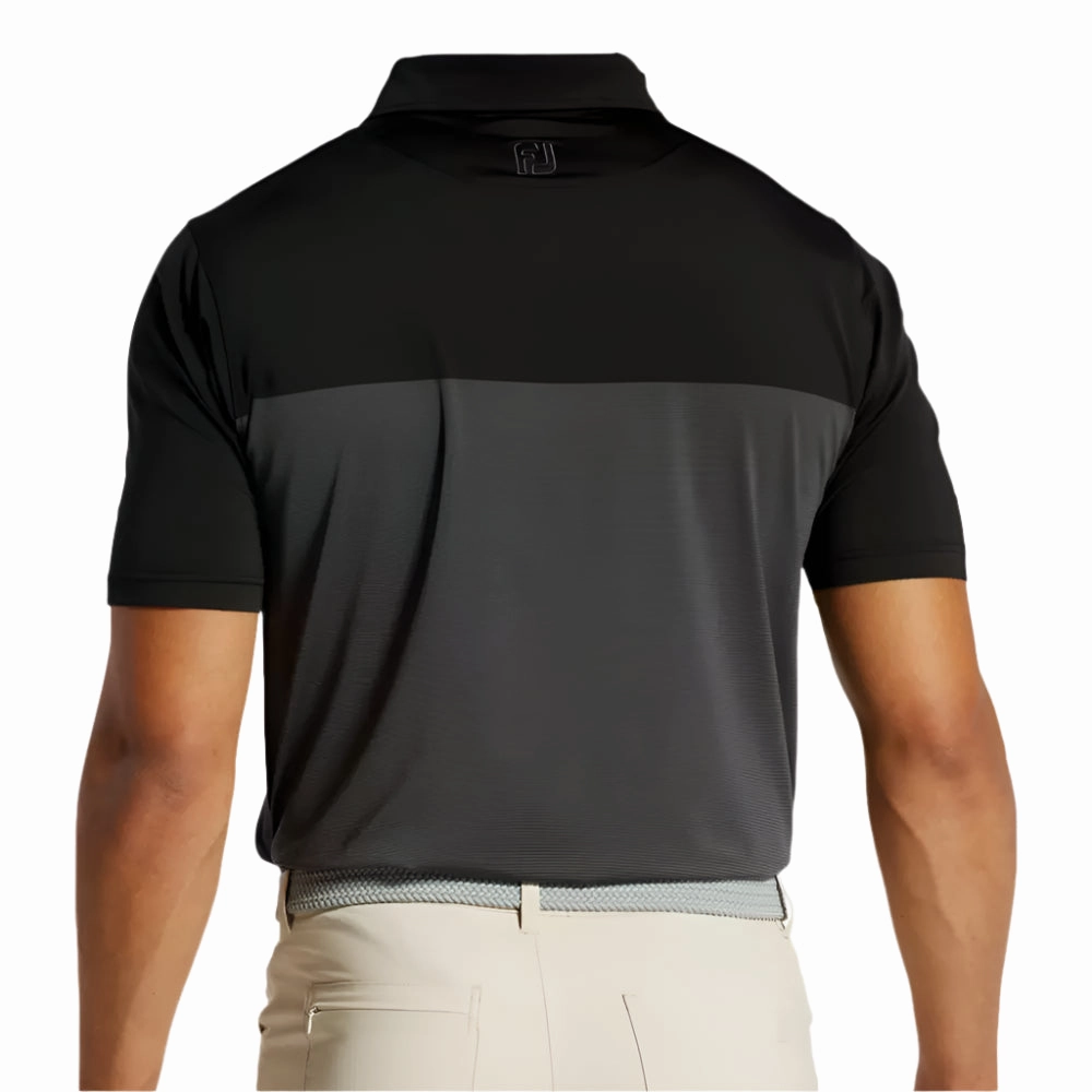 FootJoy Men's Lisle Tonal Block Polo FootJoy Men's Clothing