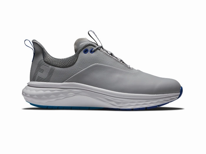FootJoy Men's Quantum - Grey/White/Blue Golf Shoes FootJoy men's golf shoes collection