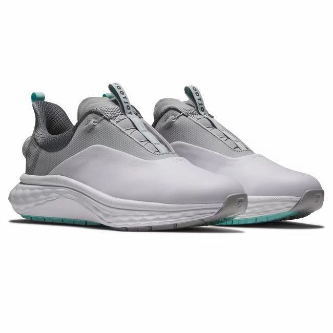FootJoy Men's Quantum BOA Golf Shoes - Grey/White FootJoy Men's Clothing