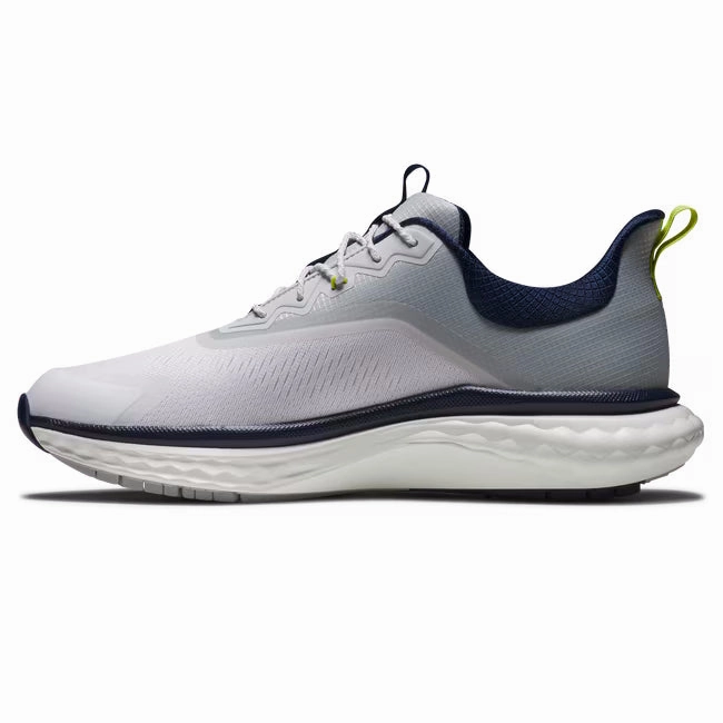FootJoy Men's Quantum Golf Shoes - 56994 White/Grey/Blue Men's Shoes from Other Brands