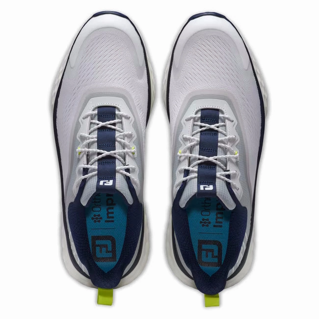 FootJoy Men's Quantum Golf Shoes - 56994 White/Grey/Blue Men's Shoes from Other Brands