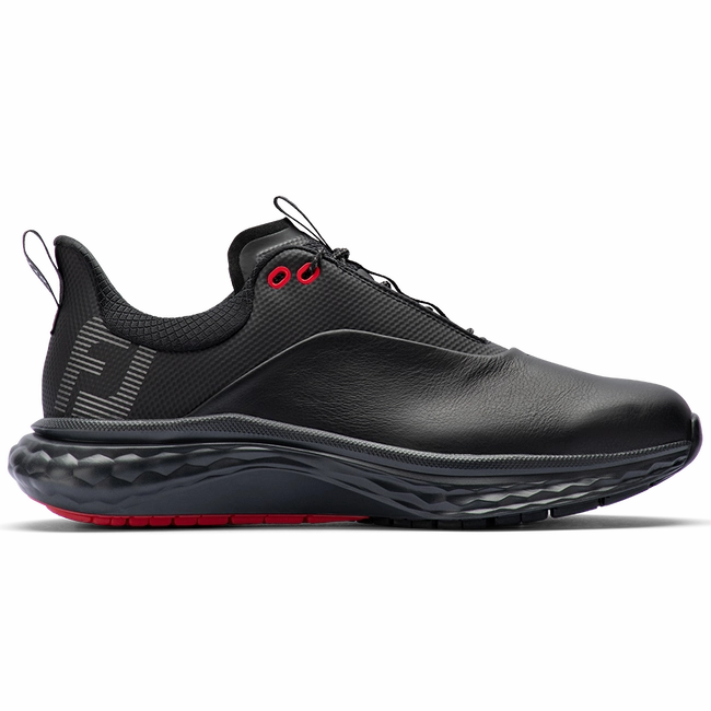 Footjoy Men's Quantum Golf Shoes - Black FootJoy men's golfwear and polos