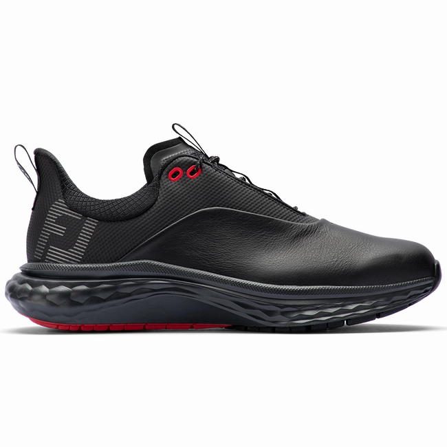 Footjoy Men's Quantum Golf Shoes - Black FootJoy men's golf shoes collection