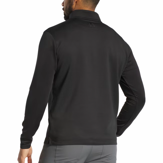 FootJoy Men's Tonal Block Dots Midlayer - Black FootJoy Men's Clothing