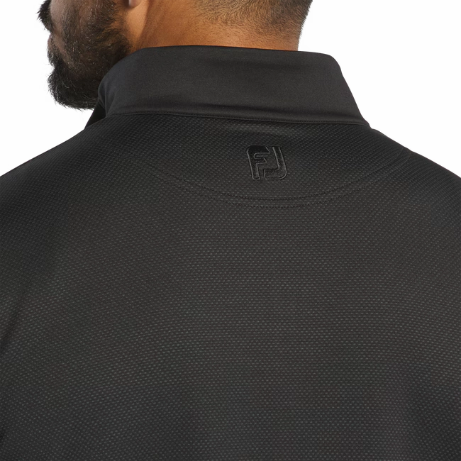 FootJoy Men's Tonal Block Dots Midlayer - Black FootJoy Men's Clothing