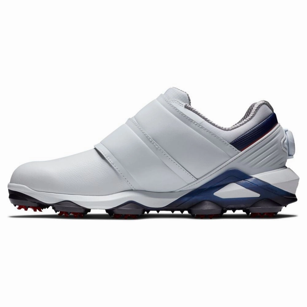 FootJoy Men's Tour Alpha Triple BOA Golf Shoes - White/Red/Navy Men's Shoes from Other Brands