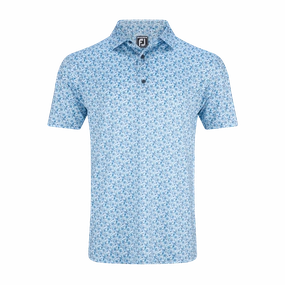 FootJoy Mens All Over Floral Polo FootJoy men's golfwear and polos