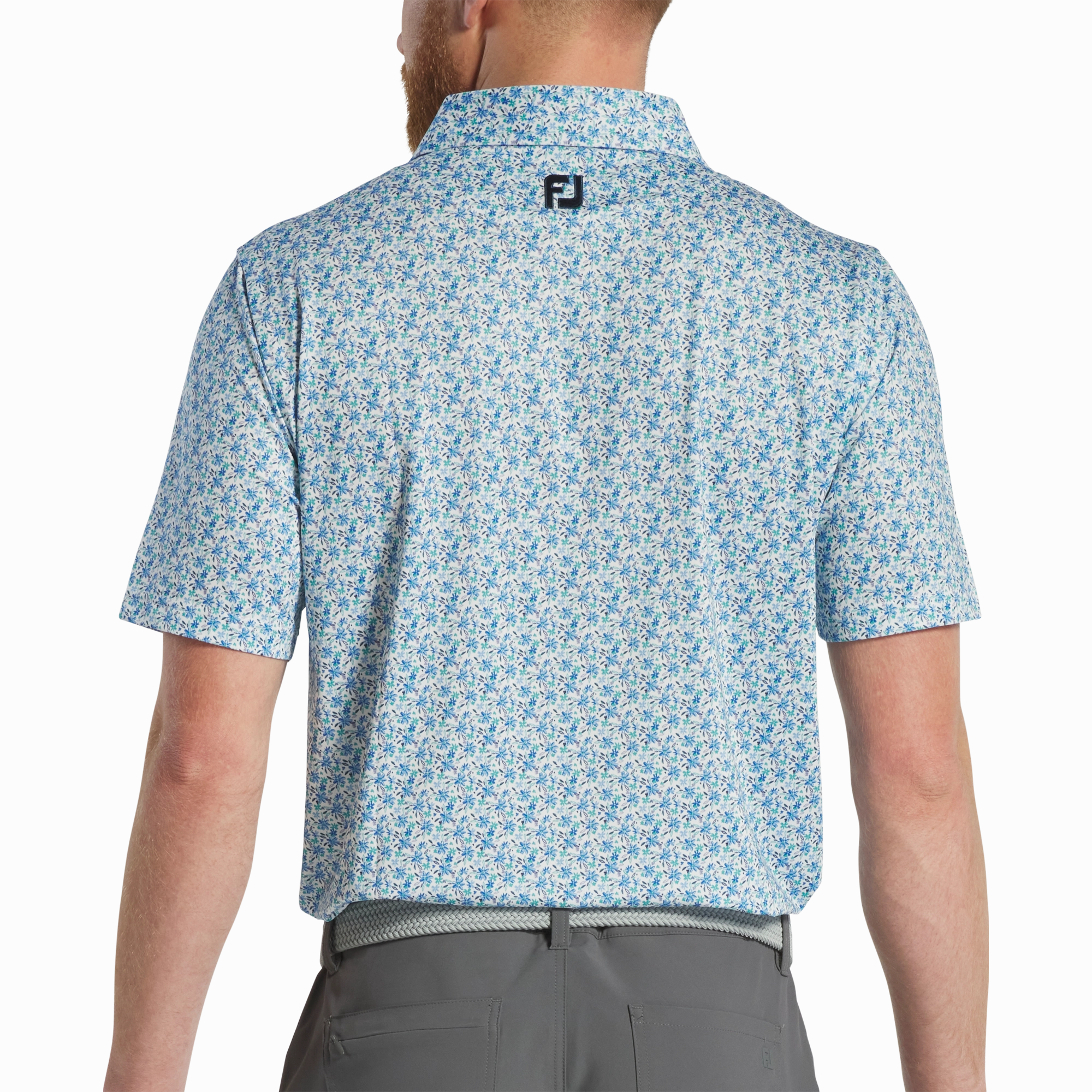 FootJoy Mens All Over Floral Polo FootJoy Men's Clothing