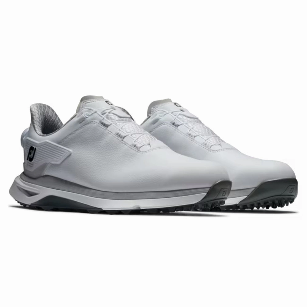 FootJoy Mens Pro/SLX BOA Spikeless Golf Shoes - White/White/Gray Men's shoes from other brands