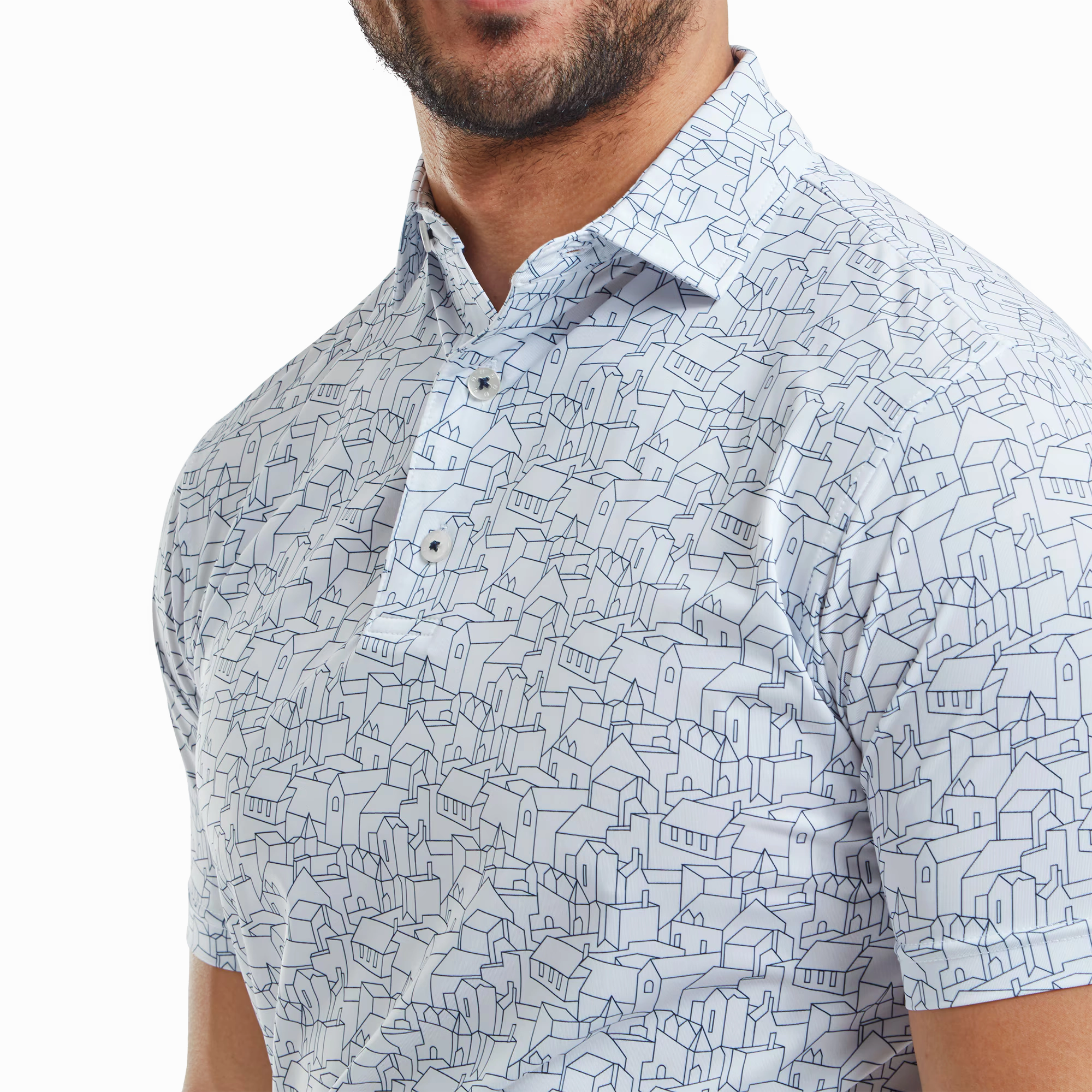 FootJoy Mens Scottish Town Polo FootJoy Men's Clothing