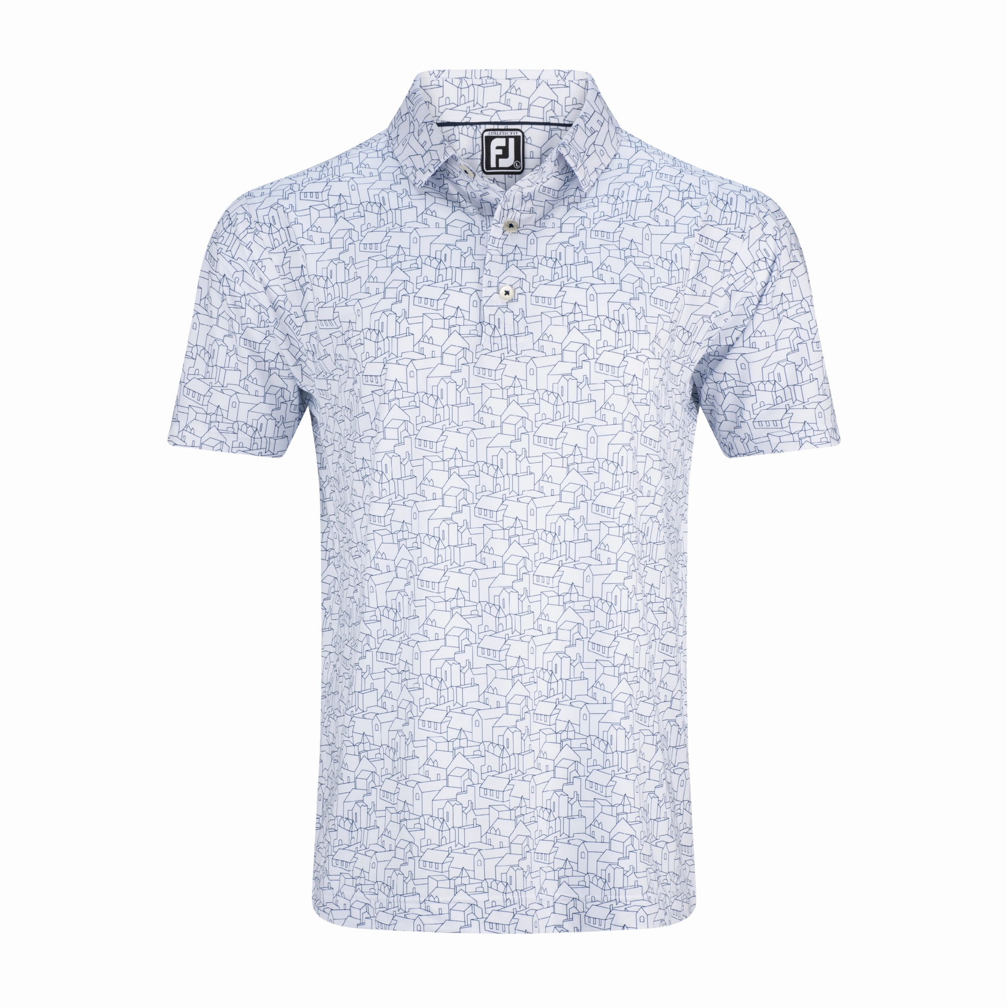 FootJoy Mens Scottish Town Polo FootJoy men's golfwear and polos