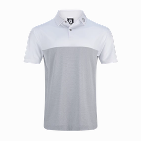 FootJoy Mens Tonal Block Polo FootJoy men's golfwear and polos