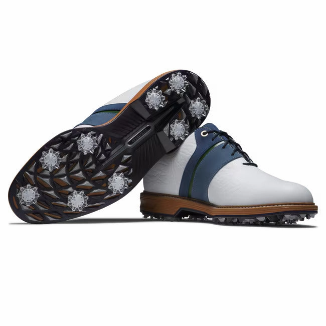 Footjoy Premiere Series - Packard LX Golf Shoes - White/Navy/Green FootJoy Men's Clothing