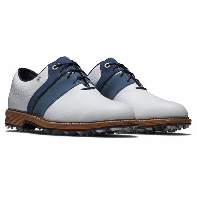 Footjoy Premiere Series - Packard LX Golf Shoes - White/Navy/Green FootJoy Men's Clothing