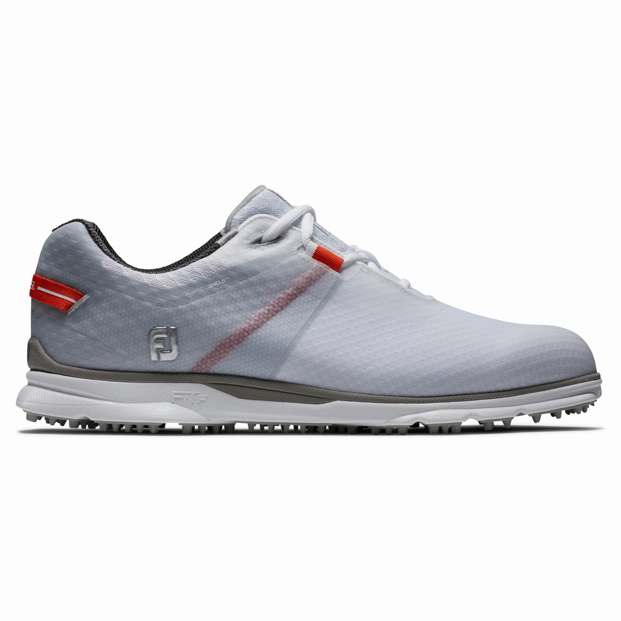 FootJoy Pro|SL Sport Golf Shoes 53853 White/Orange (Previous Season Style) Men's Shoes from Other Brands
