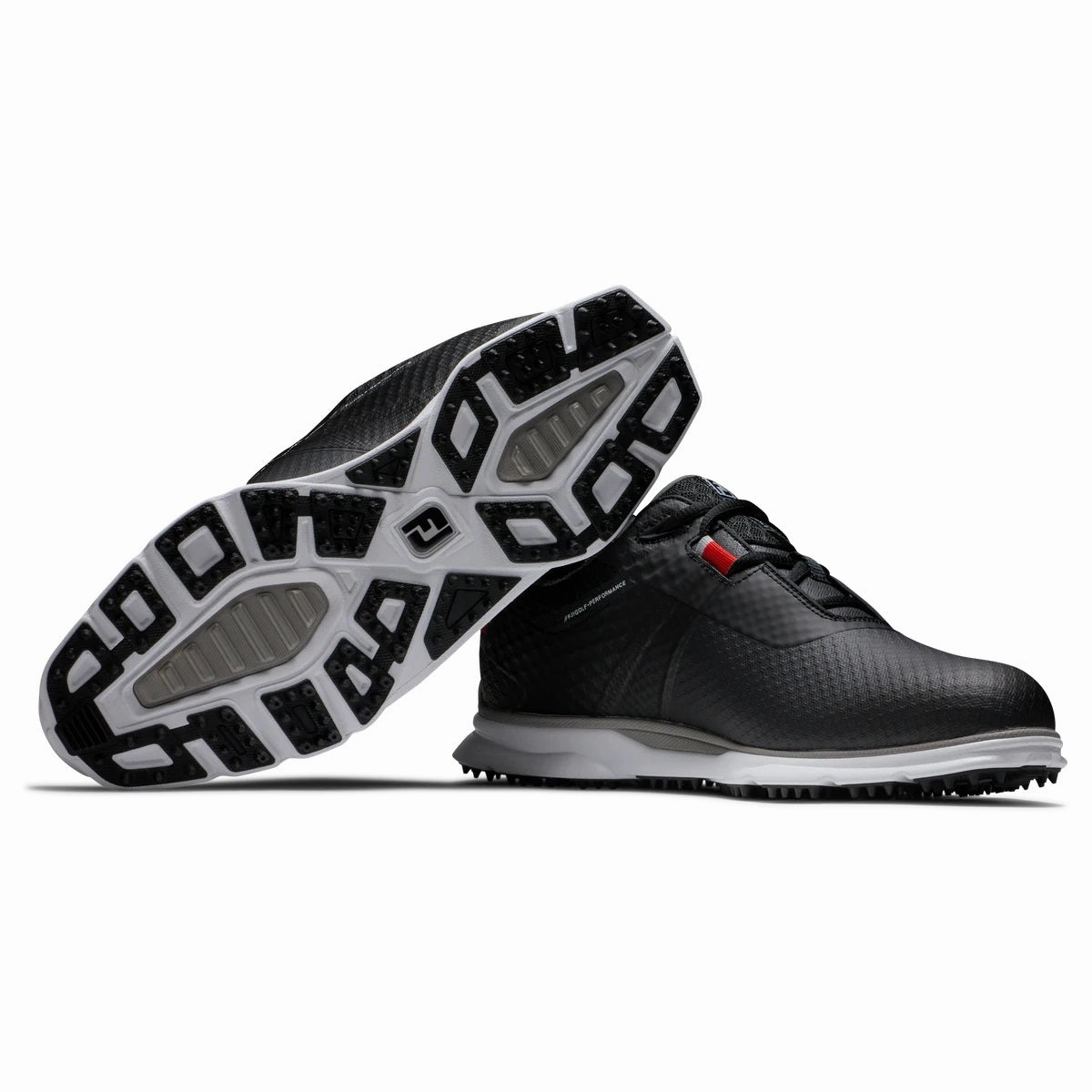 FootJoy Pro|SL Sport Golf Shoes 53860 Black/Red (Previous Season Style) Men's Shoes from Other Brands
