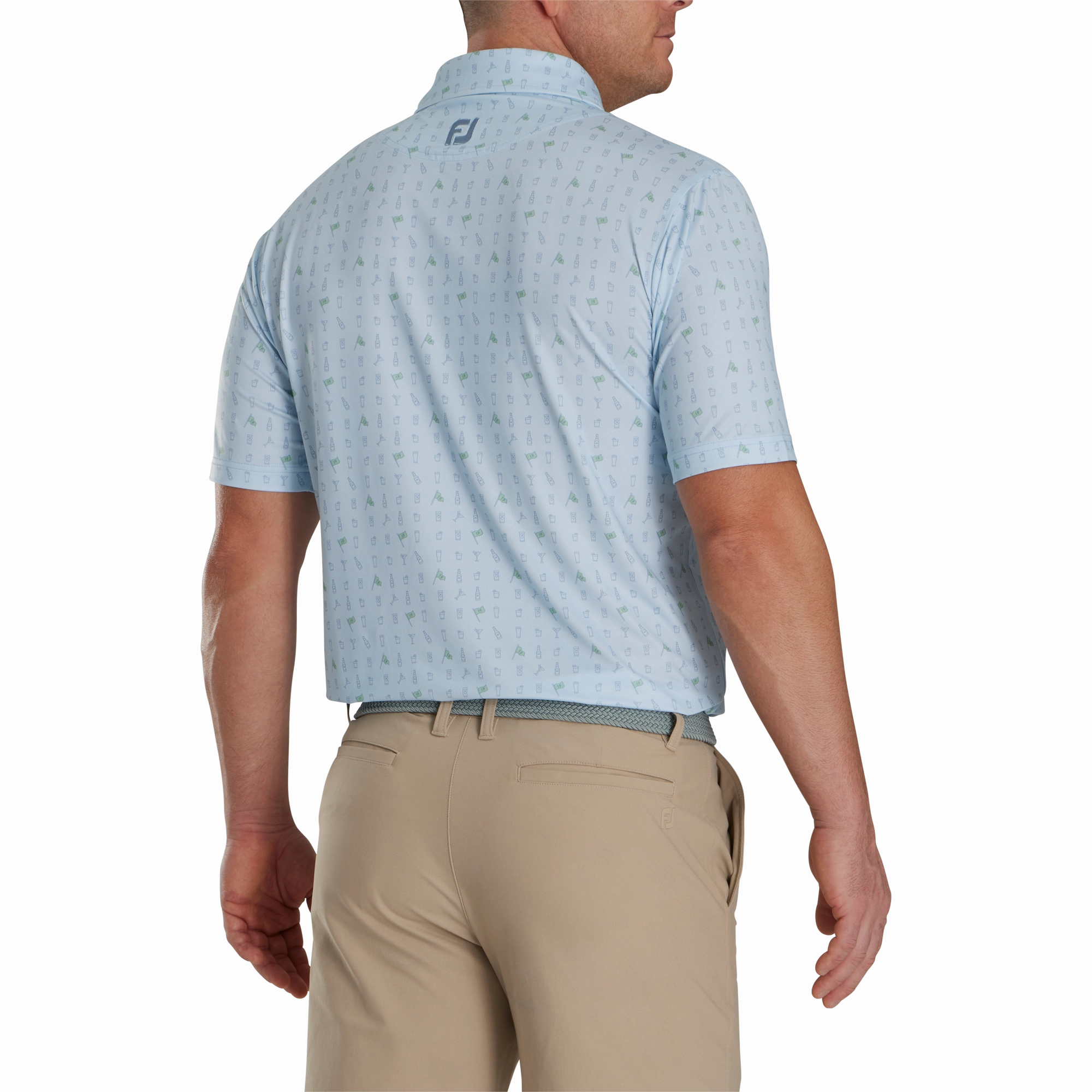FootJoy The 19th Hole Lisle Polo - Mist FootJoy Men's Clothing