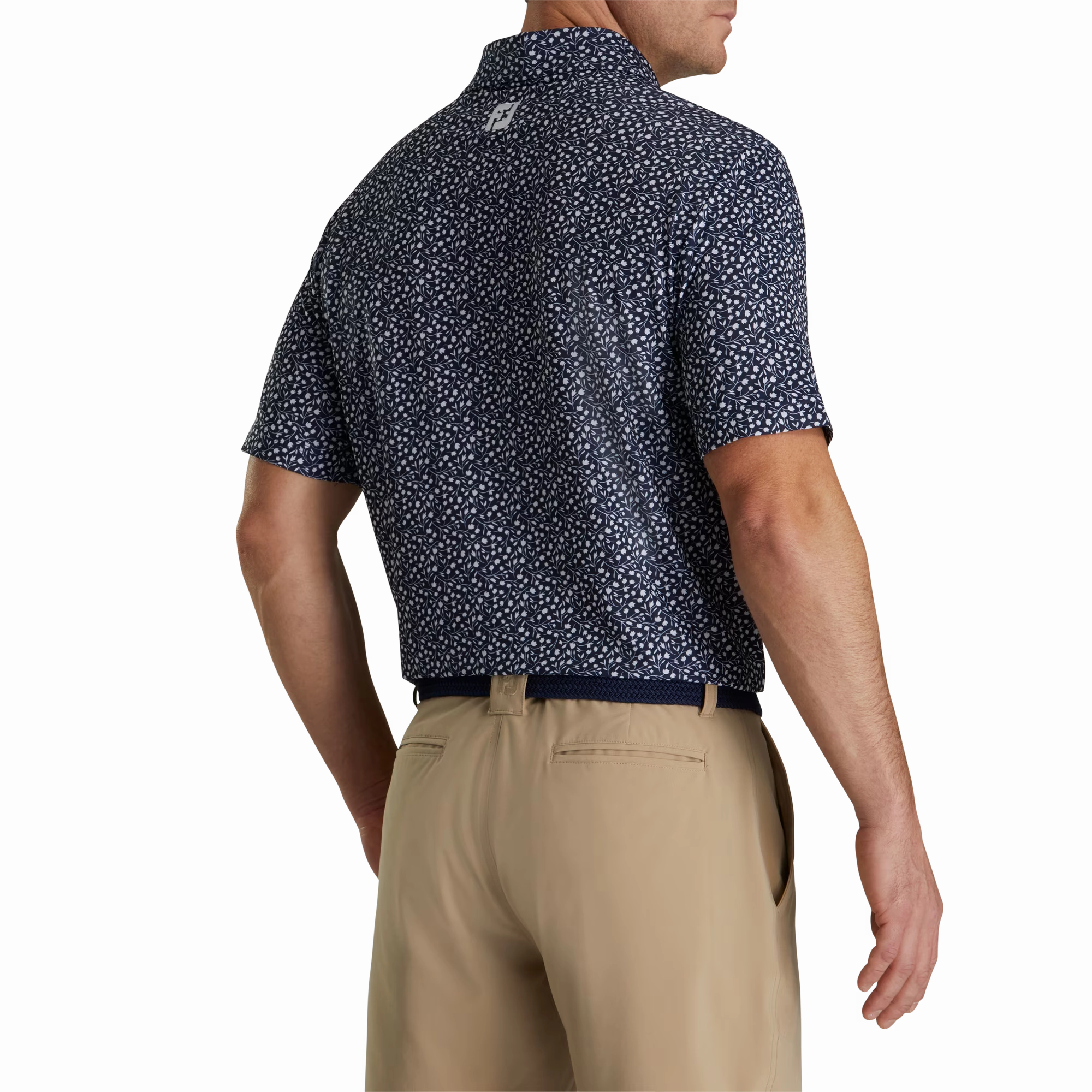 FootJoy Tossed Tulips Lisle Polo FootJoy Men's Clothing