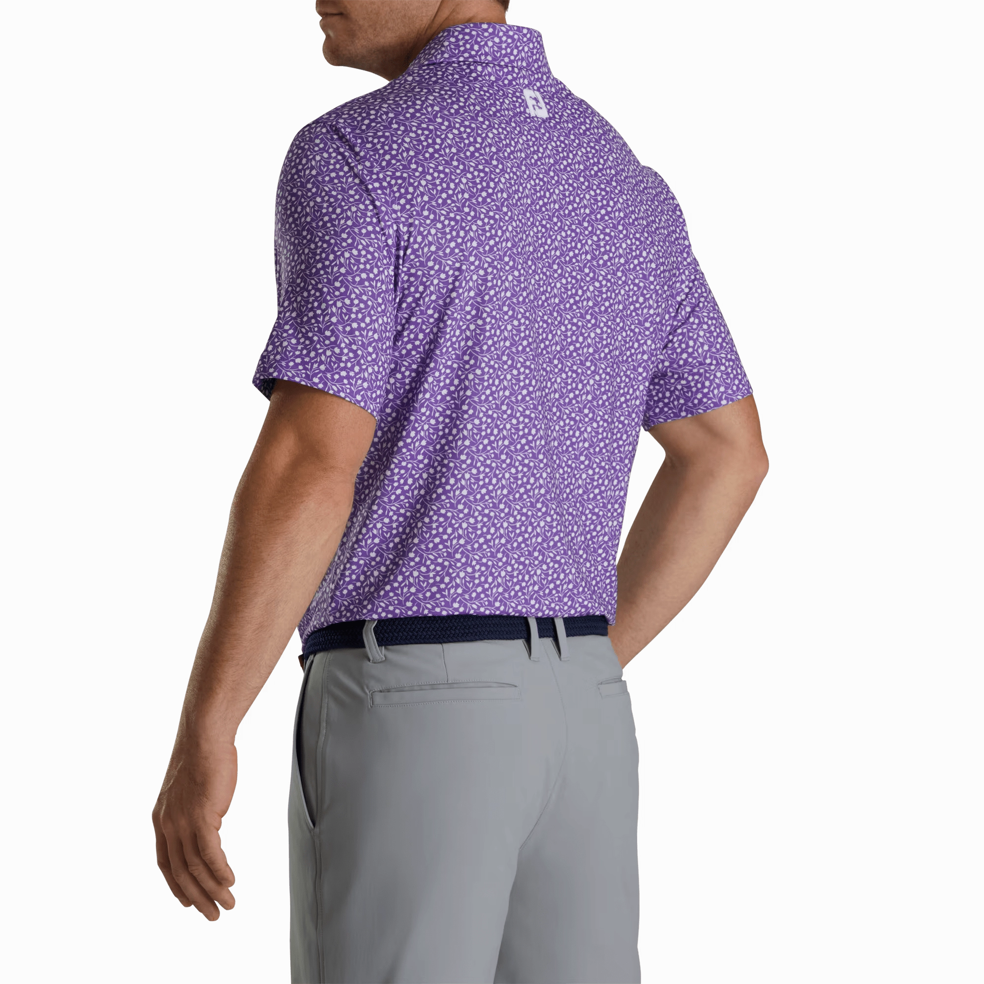 FootJoy Tossed Tulips Lisle Polo FootJoy Men's Clothing