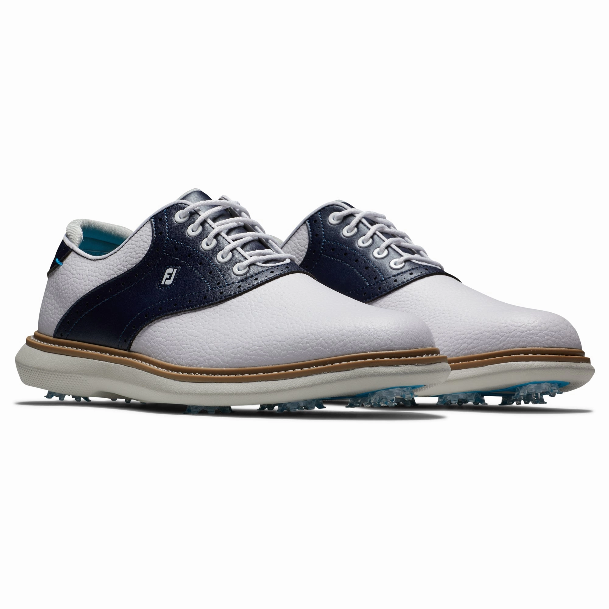 FootJoy Traditions Men's Golf Shoes 57899 - White/Navy Men's Shoes from Other Brands