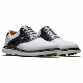FootJoy Traditions Men's Golf Shoes (Previous Season Style) 57928 - White/Black Men's shoes from other brands