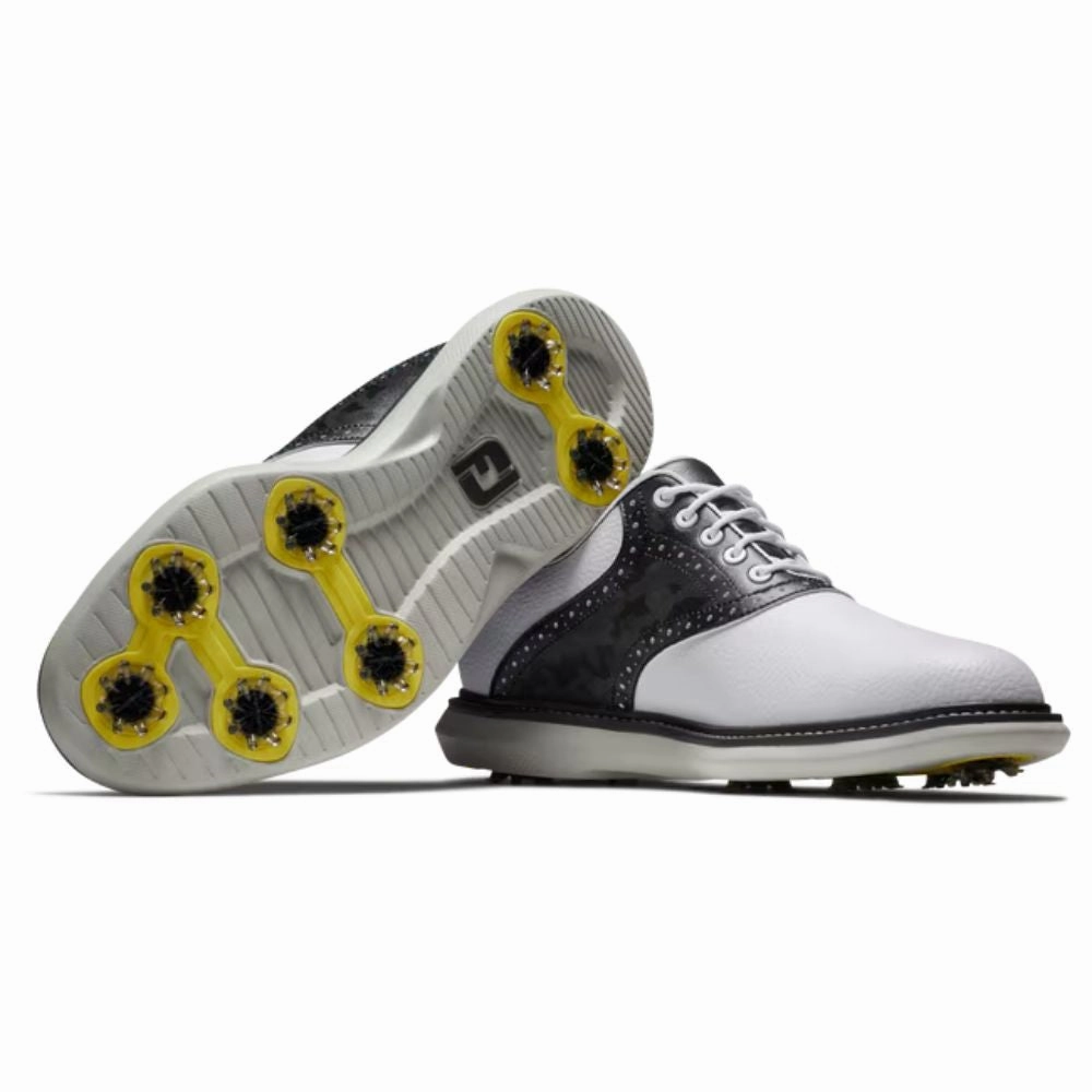 FootJoy Traditions Men's Golf Shoes (Previous Season Style) 57928 - White/Black Men's Shoes from Other Brands