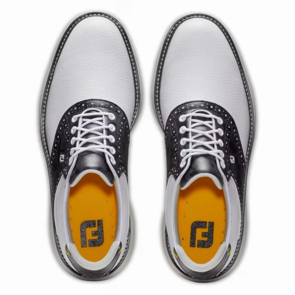 FootJoy Traditions Men's Golf Shoes (Previous Season Style) 57928 - White/Black Men's Shoes from Other Brands
