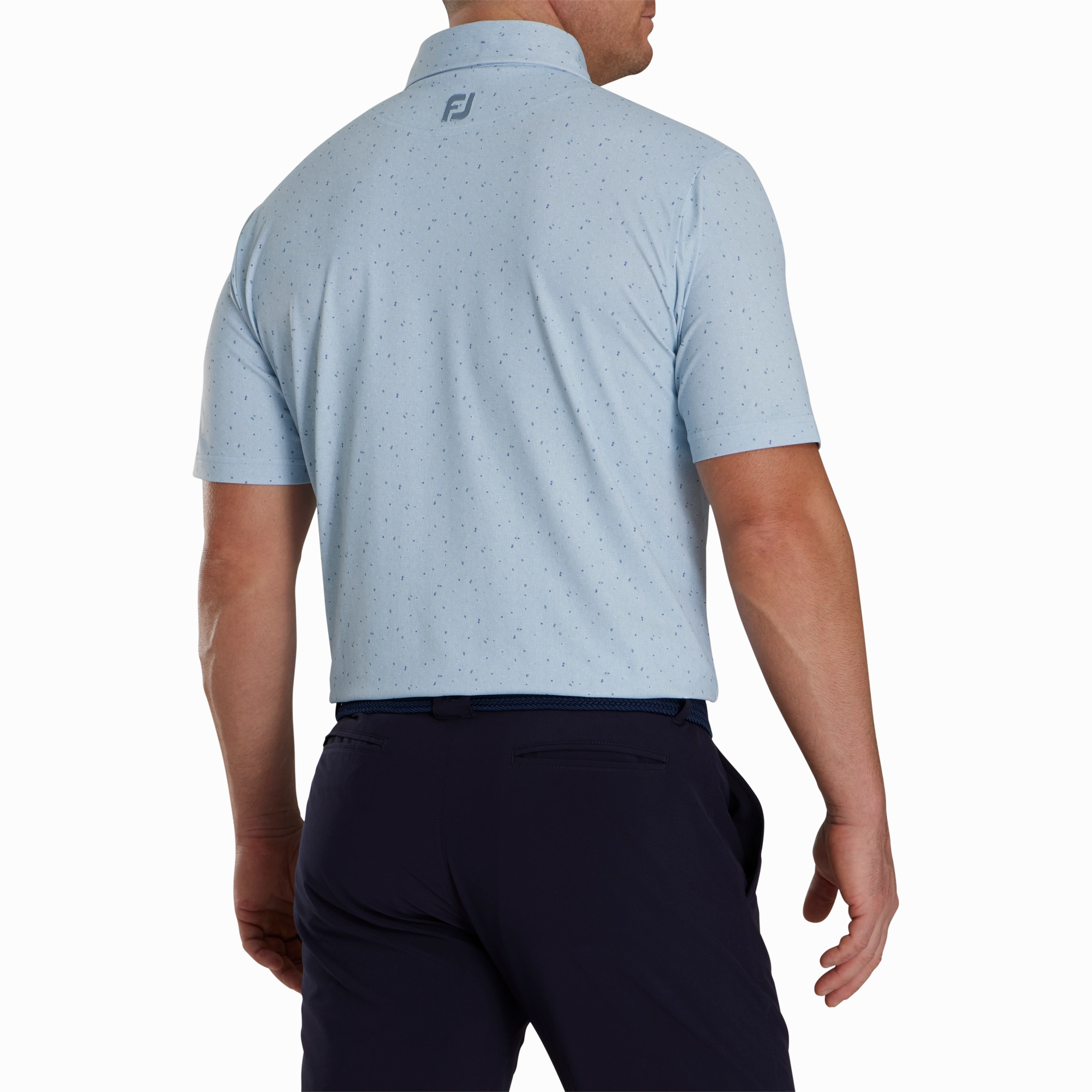 FootJoy Tweed Texture Pique Polo - Mist FootJoy Men's Clothing