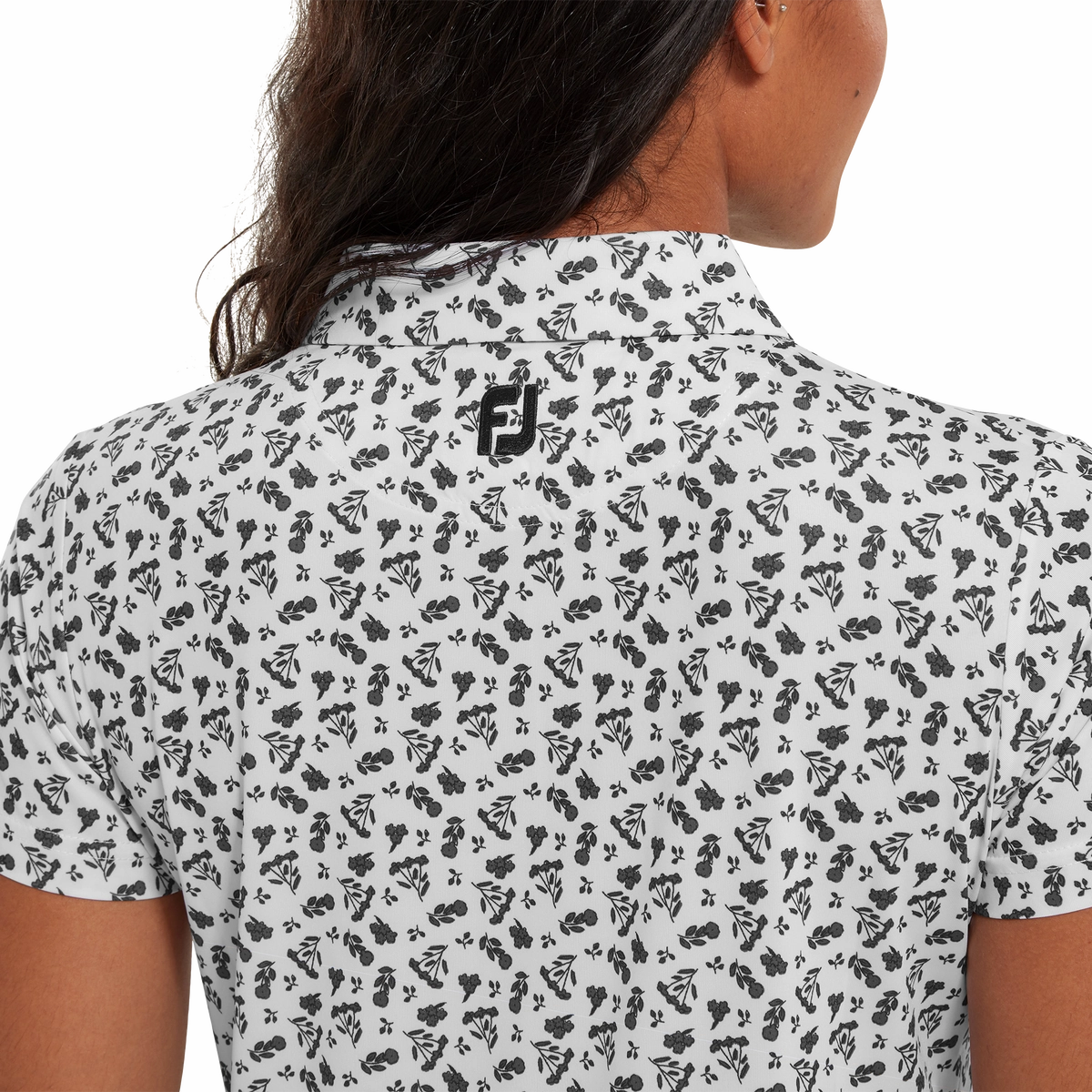 FootJoy Women's Floral Print Lisle Polo FootJoy Women's Apparel