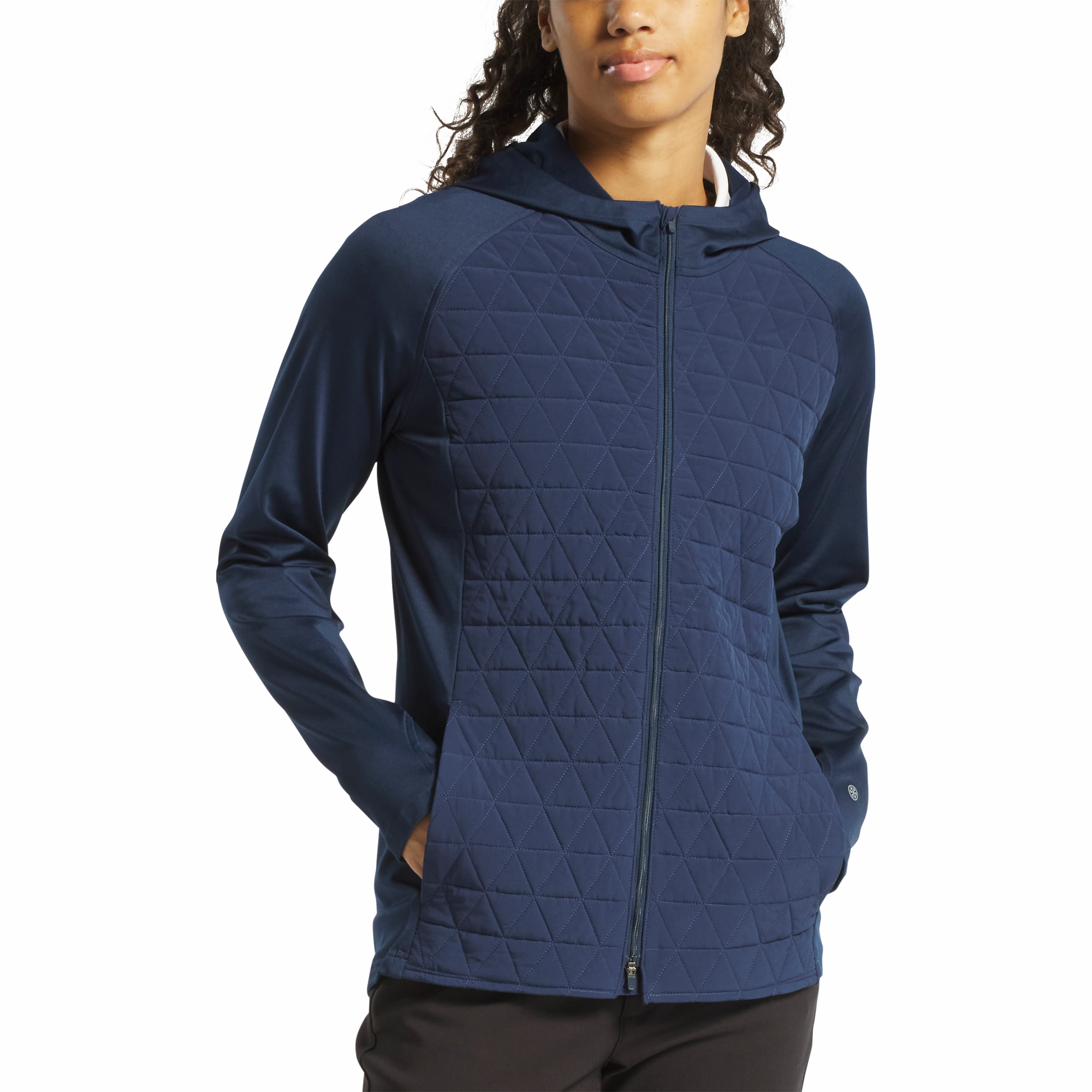 FootJoy Women's Full-Zip ThermoSeries Hoodie - Navy FootJoy Women's Apparel