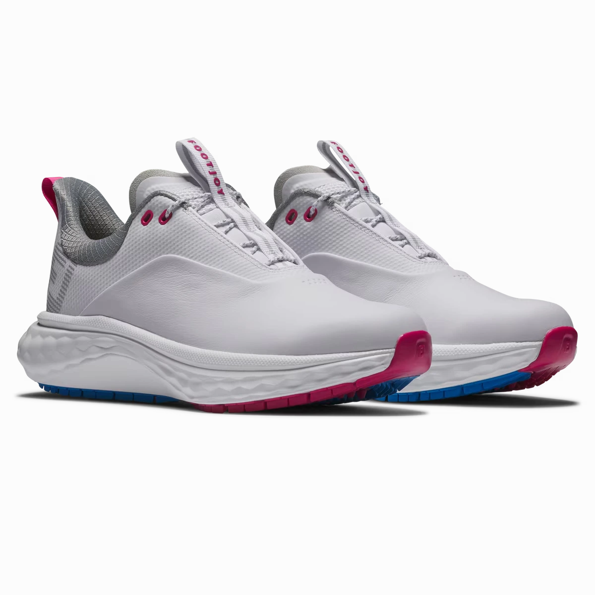 FootJoy Women's Quantum Golf Shoes - White/Blue/Pink FootJoy Women's Apparel