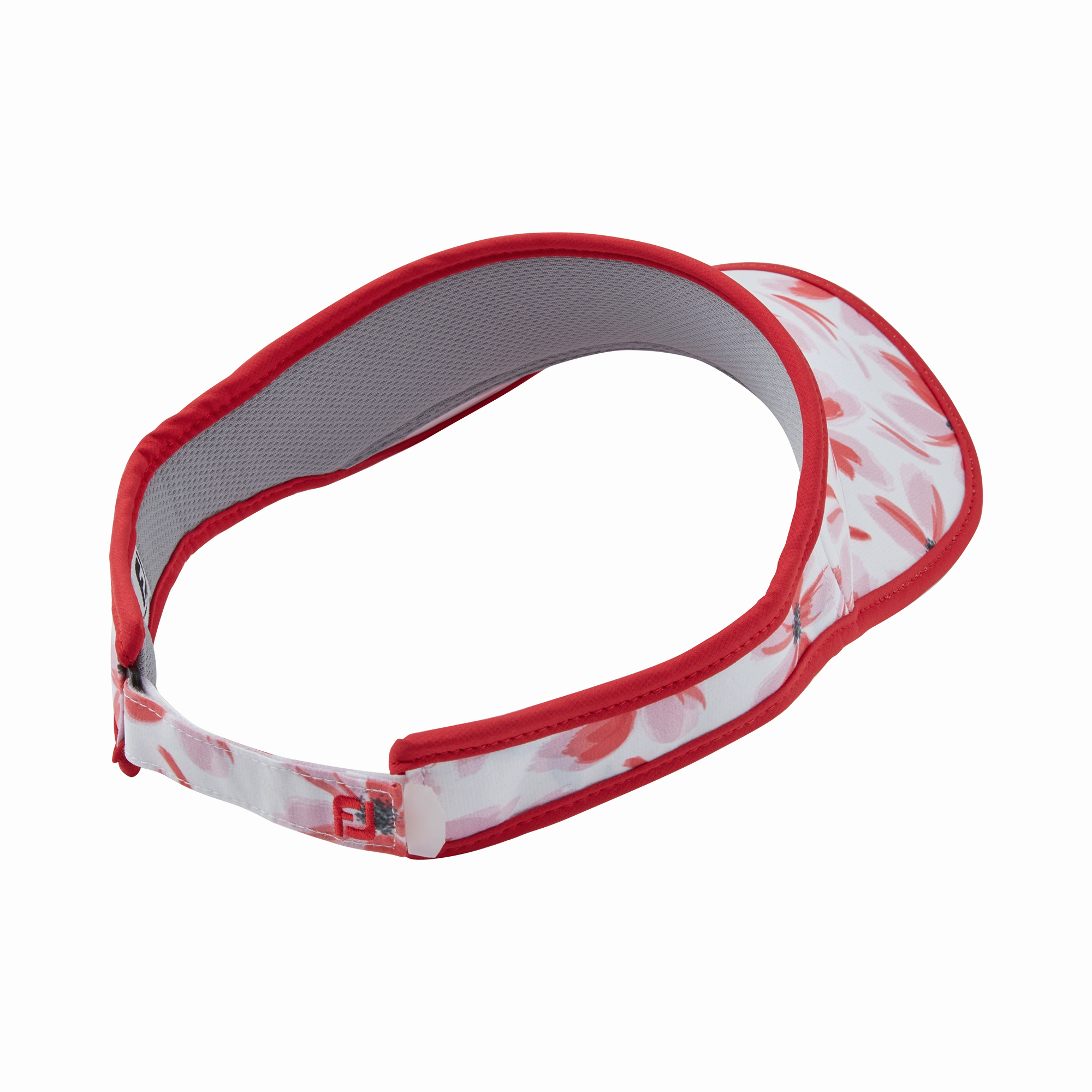 FootJoy Womens Visor- Red / Pink Floral FootJoy Women's Apparel