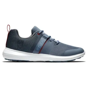 Freedom Walk FootJoy FJ Flex Spikeless Golf Shoes Previous Season Style Slate/Red - 21 Men Ride Smooth Gym-Ready Footwear, Comfortable Shoes, Neutral Tone Shoes
